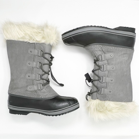 Sorel Youth Joan of Arctic WP Boots Quarry 6 - Picture 3 of 6